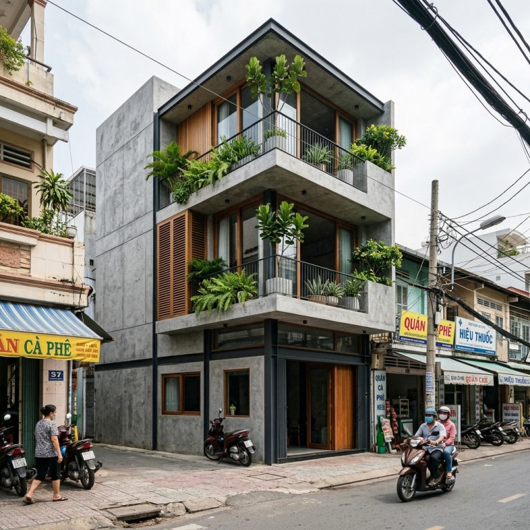 Nhà Phố Hướng Tây — Smart Design