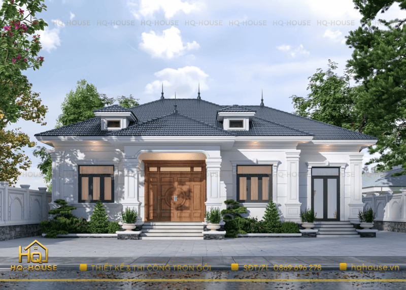 NHÀ VƯỜN 1 TẦNG HIỆN ĐẠI – Công năng tối ưu, tiện nghi